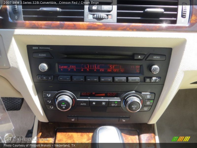 Crimson Red / Cream Beige 2007 BMW 3 Series 328i Convertible