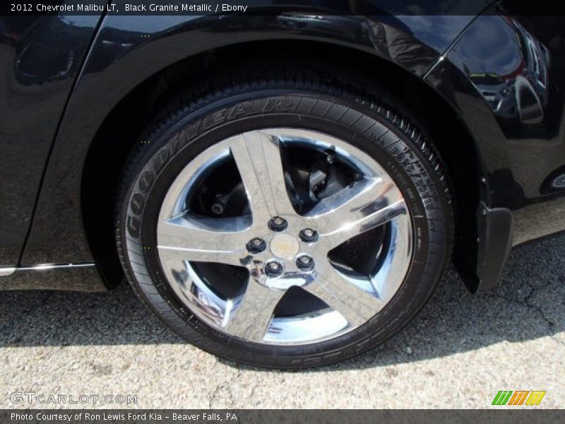 Black Granite Metallic / Ebony 2012 Chevrolet Malibu LT