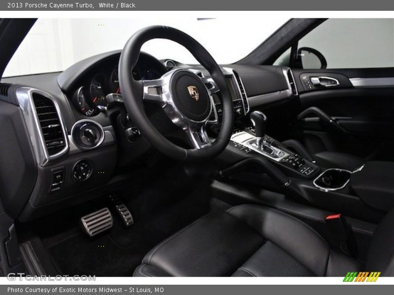 Black Interior - 2013 Cayenne Turbo 