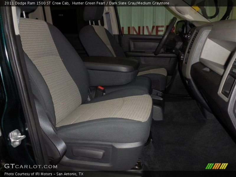 Hunter Green Pearl / Dark Slate Gray/Medium Graystone 2011 Dodge Ram 1500 ST Crew Cab