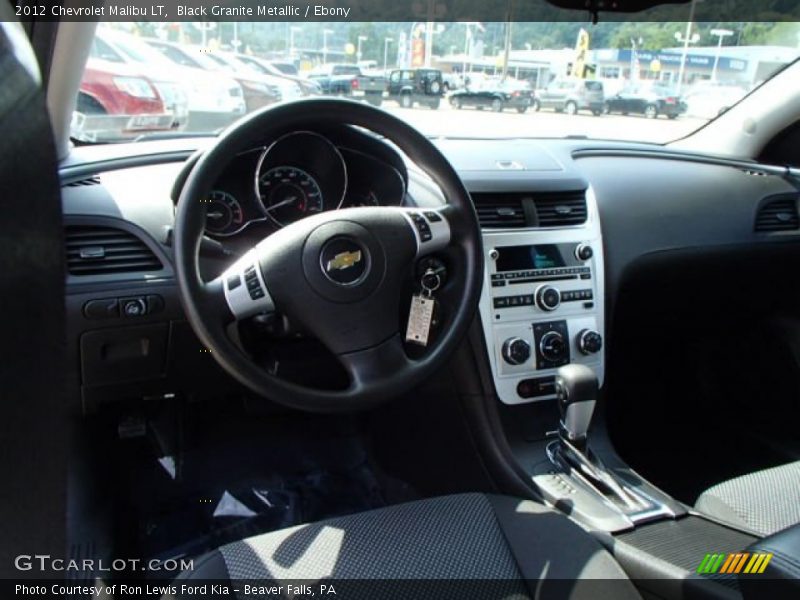 Black Granite Metallic / Ebony 2012 Chevrolet Malibu LT