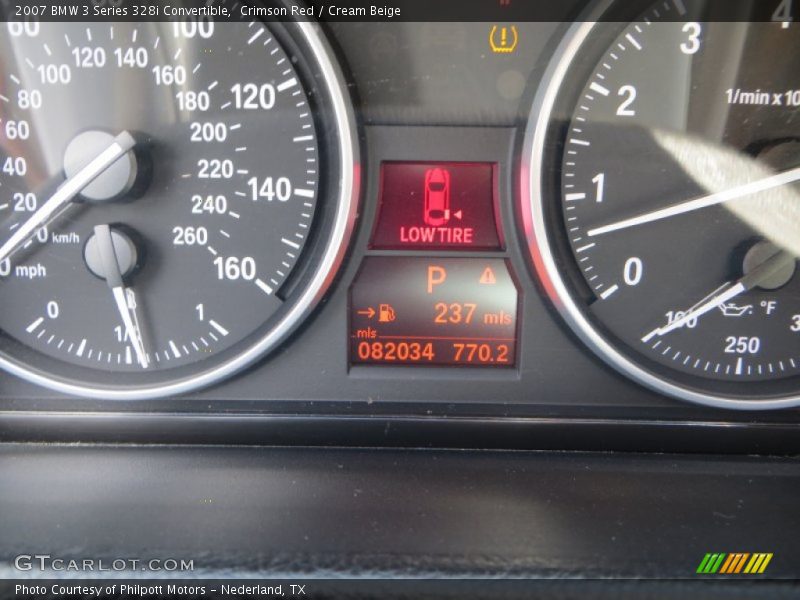 Crimson Red / Cream Beige 2007 BMW 3 Series 328i Convertible