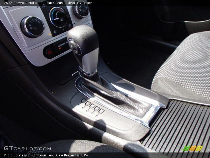 Black Granite Metallic / Ebony 2012 Chevrolet Malibu LT