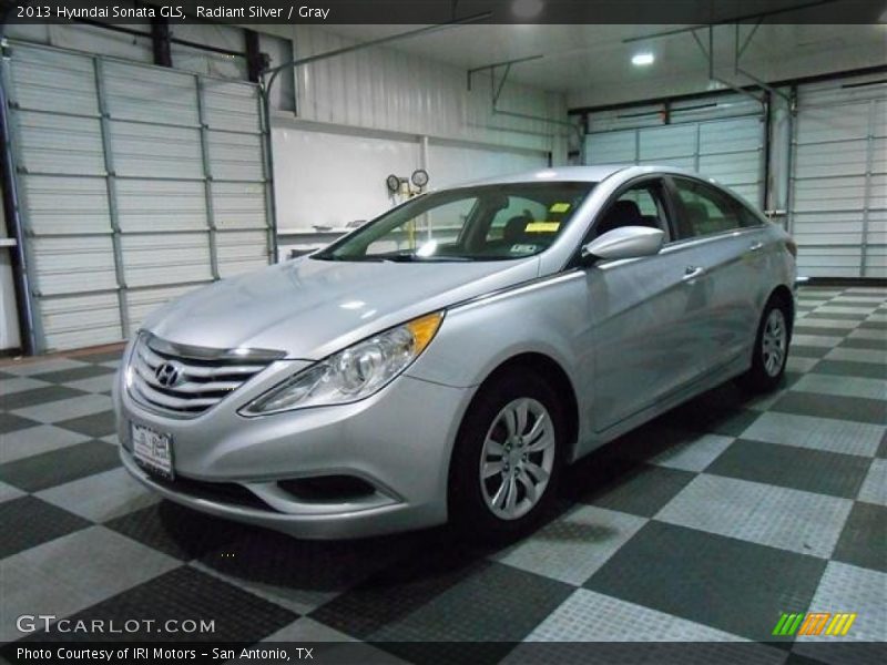 Radiant Silver / Gray 2013 Hyundai Sonata GLS