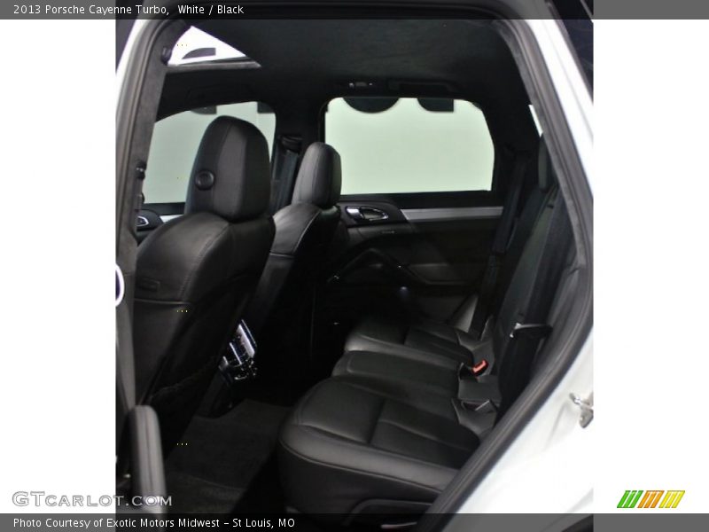 White / Black 2013 Porsche Cayenne Turbo