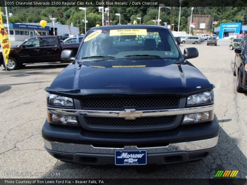 Dark Blue Metallic / Dark Charcoal 2005 Chevrolet Silverado 1500 Regular Cab 4x4