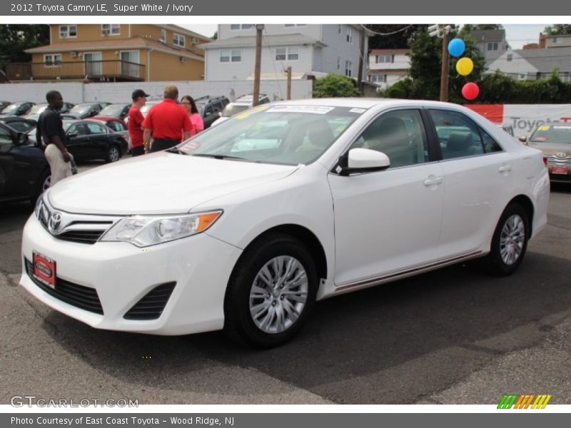 Super White / Ivory 2012 Toyota Camry LE