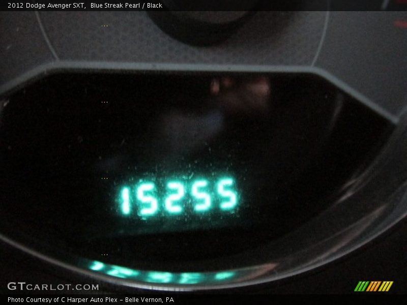 Blue Streak Pearl / Black 2012 Dodge Avenger SXT