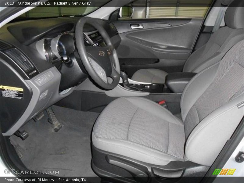 Radiant Silver / Gray 2013 Hyundai Sonata GLS
