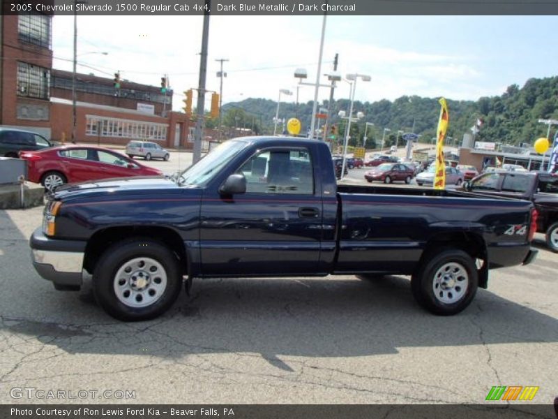 Dark Blue Metallic / Dark Charcoal 2005 Chevrolet Silverado 1500 Regular Cab 4x4