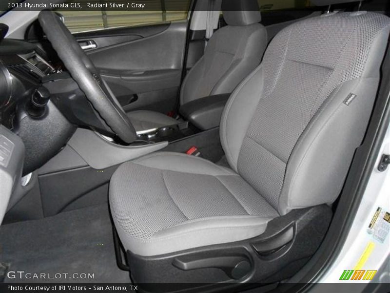 Radiant Silver / Gray 2013 Hyundai Sonata GLS