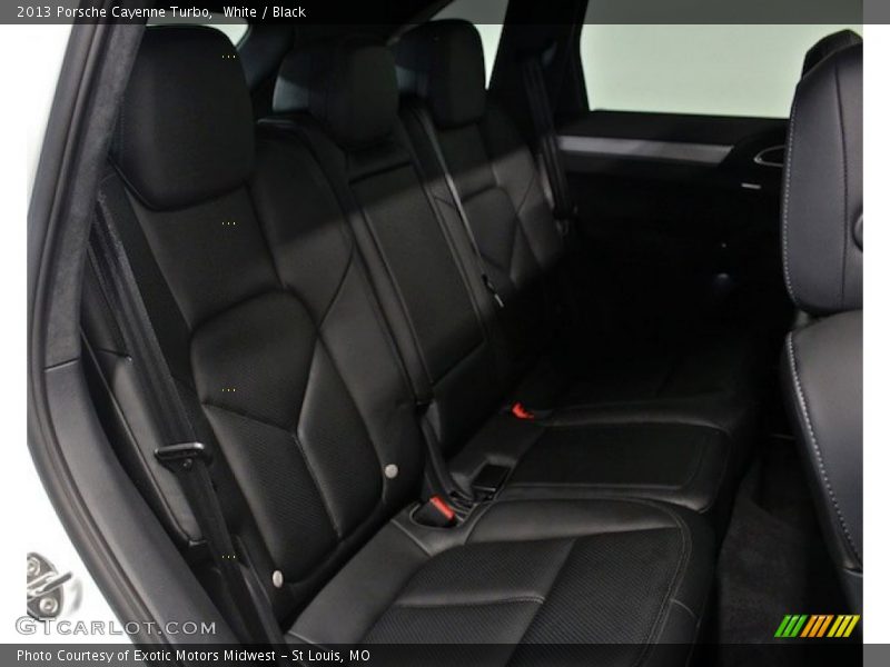 White / Black 2013 Porsche Cayenne Turbo