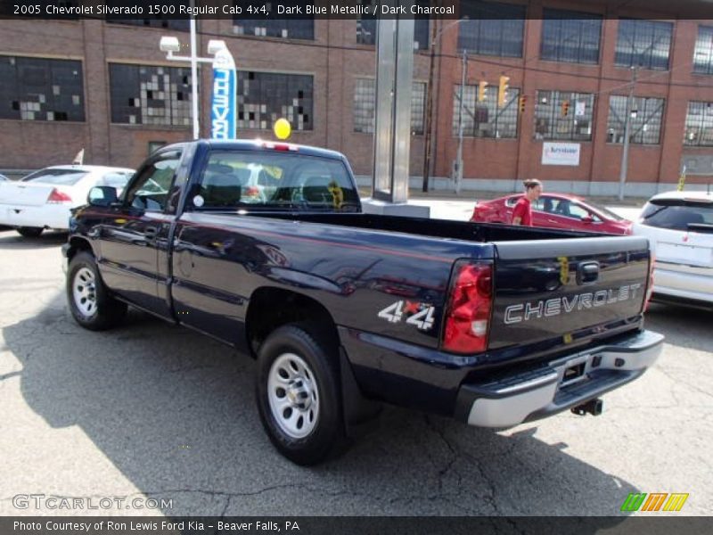 Dark Blue Metallic / Dark Charcoal 2005 Chevrolet Silverado 1500 Regular Cab 4x4