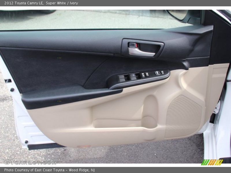 Super White / Ivory 2012 Toyota Camry LE