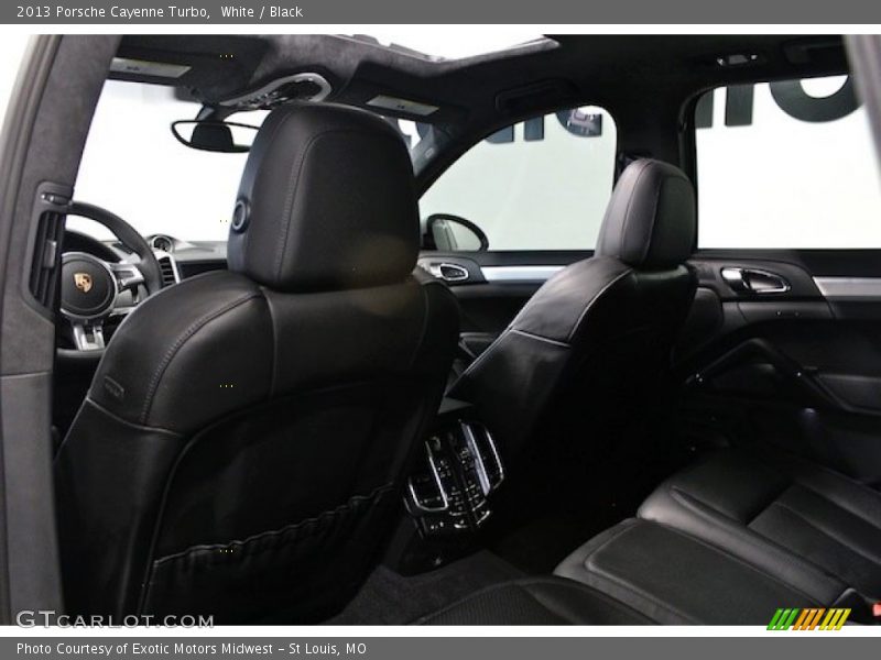 White / Black 2013 Porsche Cayenne Turbo