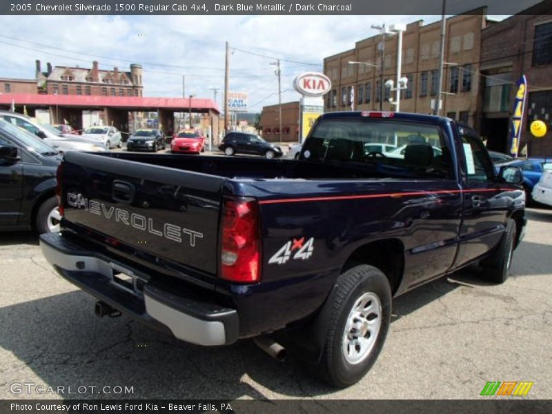 Dark Blue Metallic / Dark Charcoal 2005 Chevrolet Silverado 1500 Regular Cab 4x4