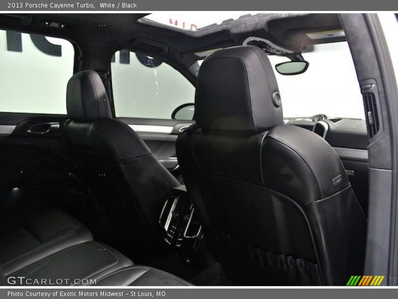 White / Black 2013 Porsche Cayenne Turbo