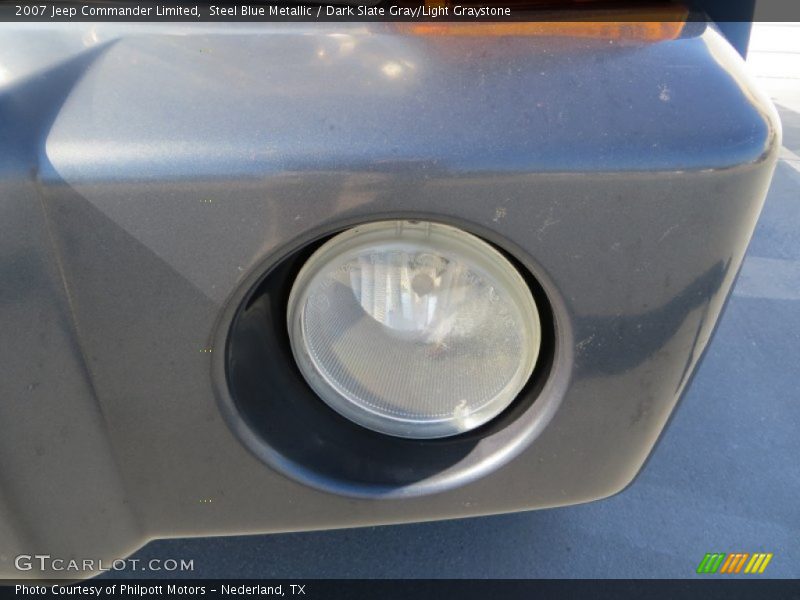 Steel Blue Metallic / Dark Slate Gray/Light Graystone 2007 Jeep Commander Limited