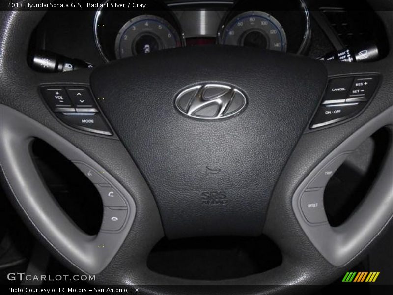 Radiant Silver / Gray 2013 Hyundai Sonata GLS