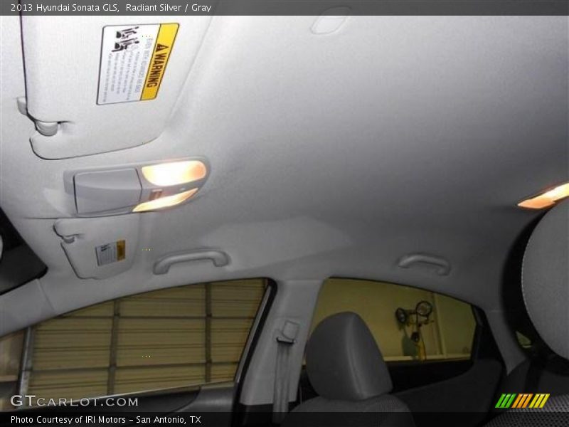 Radiant Silver / Gray 2013 Hyundai Sonata GLS