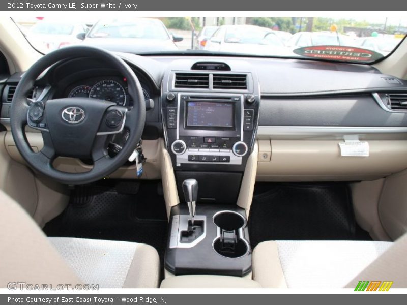 Super White / Ivory 2012 Toyota Camry LE