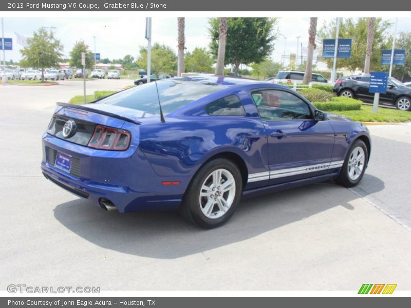 Grabber Blue / Stone 2013 Ford Mustang V6 Coupe