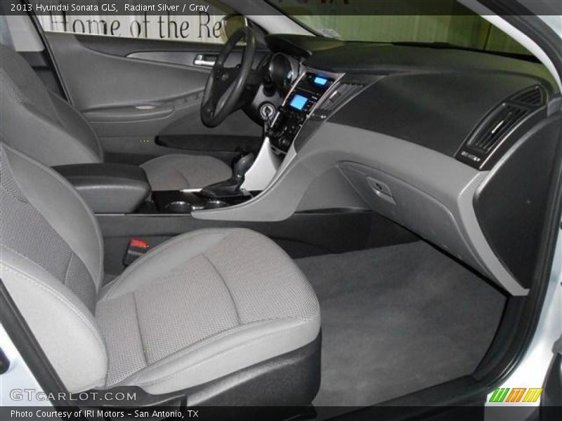 Radiant Silver / Gray 2013 Hyundai Sonata GLS