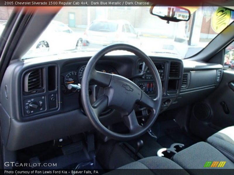 Dark Blue Metallic / Dark Charcoal 2005 Chevrolet Silverado 1500 Regular Cab 4x4