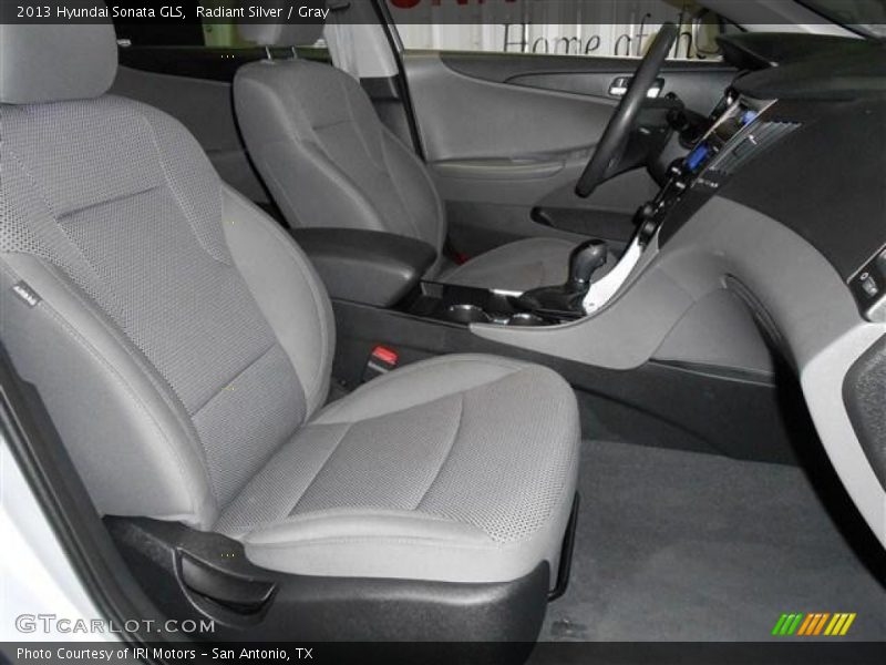 Radiant Silver / Gray 2013 Hyundai Sonata GLS