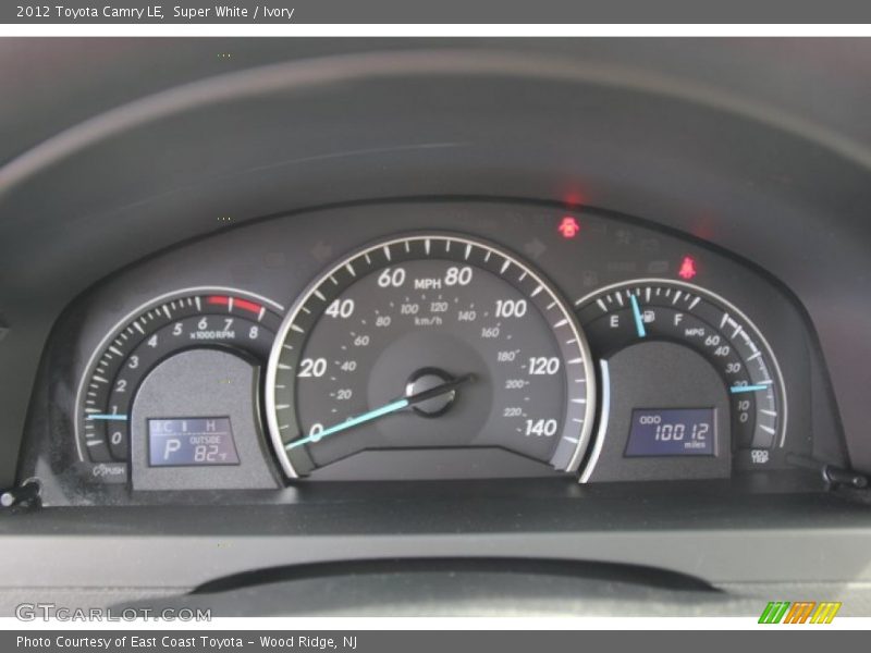 Super White / Ivory 2012 Toyota Camry LE
