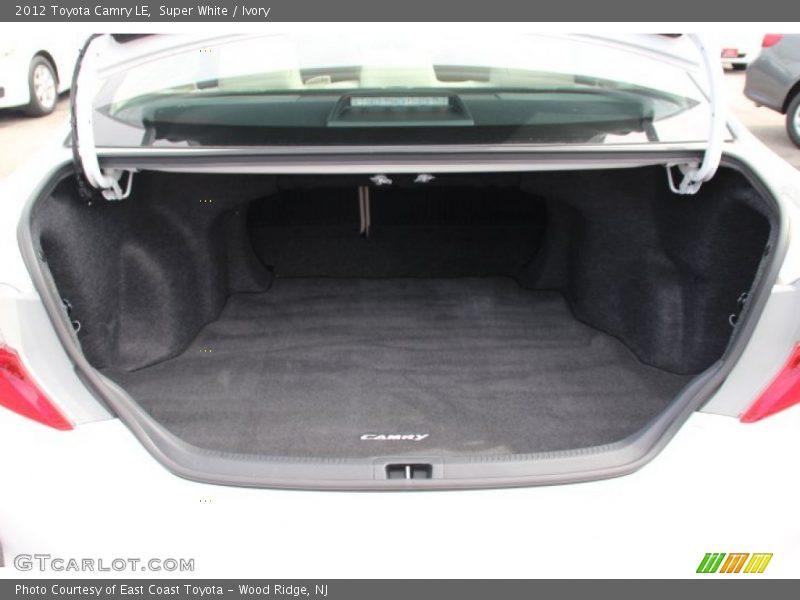 Super White / Ivory 2012 Toyota Camry LE