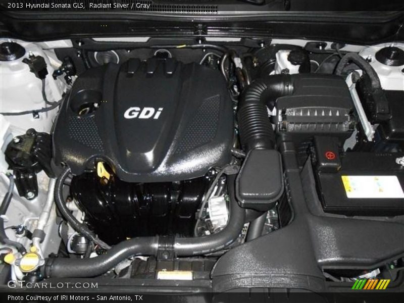 Radiant Silver / Gray 2013 Hyundai Sonata GLS