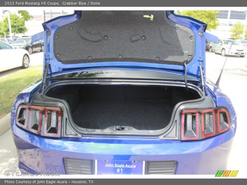 Grabber Blue / Stone 2013 Ford Mustang V6 Coupe
