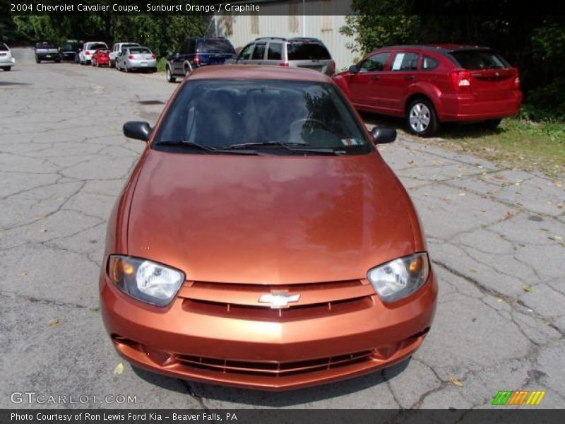 Sunburst Orange / Graphite 2004 Chevrolet Cavalier Coupe