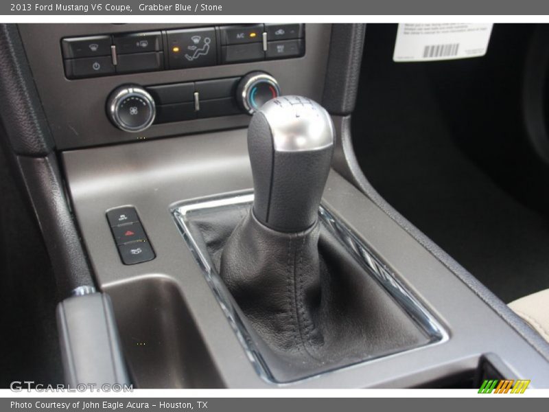  2013 Mustang V6 Coupe 6 Speed Manual Shifter