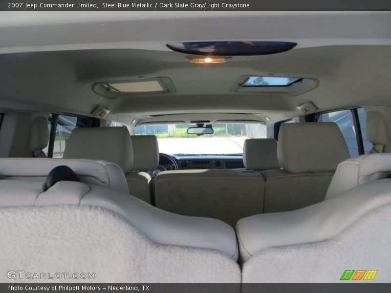 Steel Blue Metallic / Dark Slate Gray/Light Graystone 2007 Jeep Commander Limited