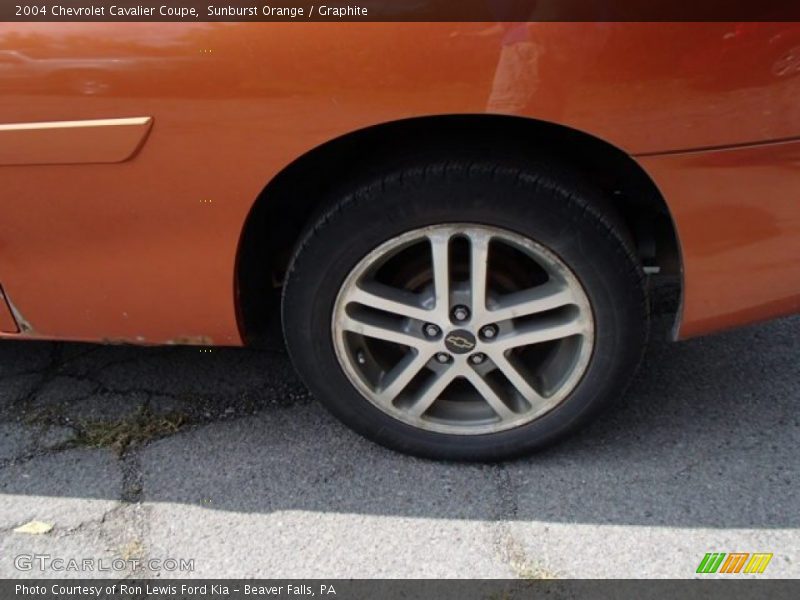 Sunburst Orange / Graphite 2004 Chevrolet Cavalier Coupe