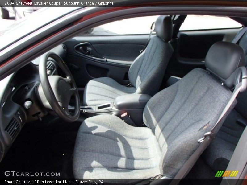 Sunburst Orange / Graphite 2004 Chevrolet Cavalier Coupe
