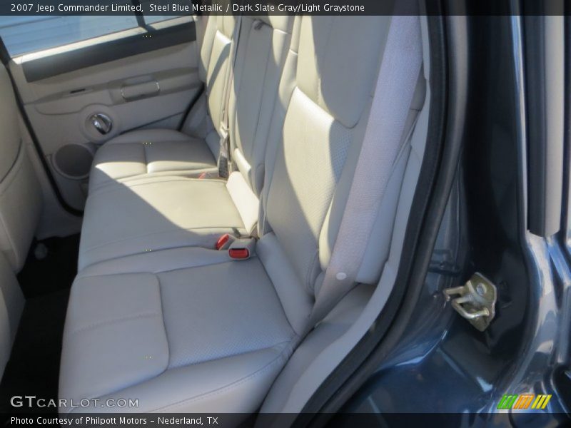 Steel Blue Metallic / Dark Slate Gray/Light Graystone 2007 Jeep Commander Limited