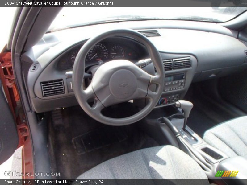 Sunburst Orange / Graphite 2004 Chevrolet Cavalier Coupe