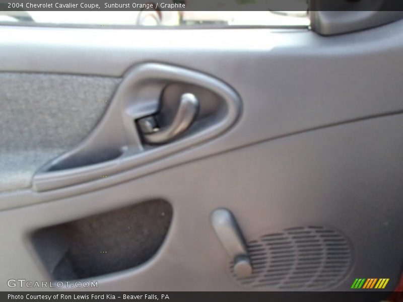Sunburst Orange / Graphite 2004 Chevrolet Cavalier Coupe