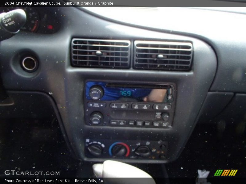 Sunburst Orange / Graphite 2004 Chevrolet Cavalier Coupe