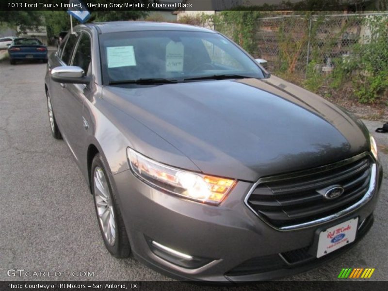 Sterling Gray Metallic / Charcoal Black 2013 Ford Taurus Limited