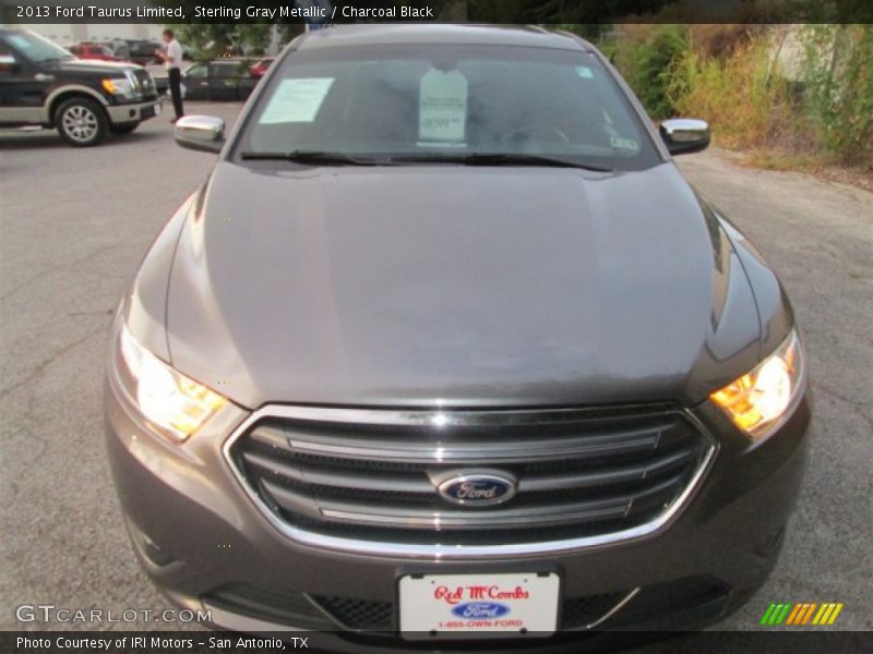 Sterling Gray Metallic / Charcoal Black 2013 Ford Taurus Limited