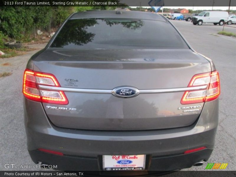 Sterling Gray Metallic / Charcoal Black 2013 Ford Taurus Limited