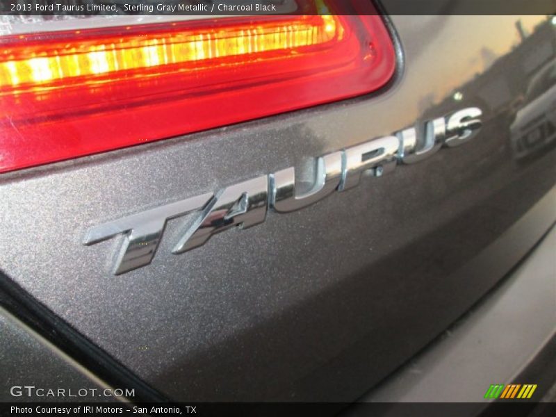 Sterling Gray Metallic / Charcoal Black 2013 Ford Taurus Limited