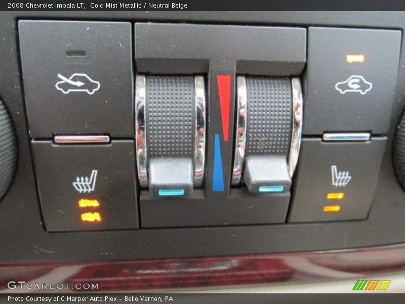 Gold Mist Metallic / Neutral Beige 2008 Chevrolet Impala LT