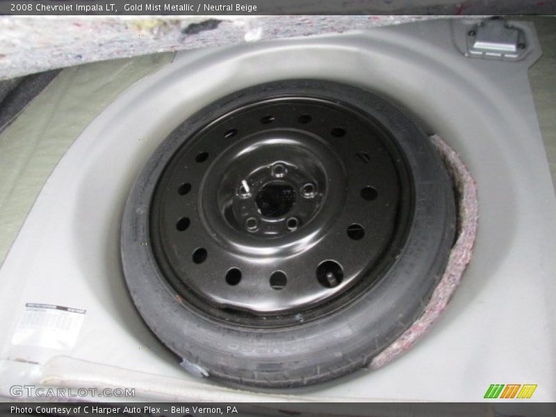 Gold Mist Metallic / Neutral Beige 2008 Chevrolet Impala LT