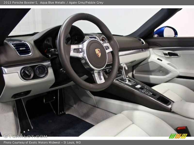  2013 Boxster S Agate Grey/Pebble Grey Interior