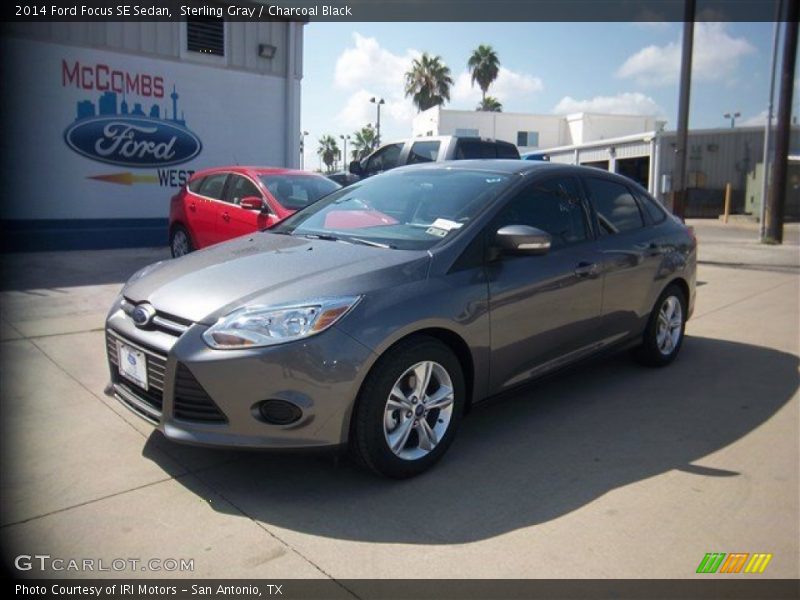 Sterling Gray / Charcoal Black 2014 Ford Focus SE Sedan